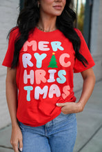 Load image into Gallery viewer, Merry Christmas Poppy Short Sleeve - krisglamcloset