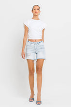 Load image into Gallery viewer, VERVET LORETTA MID RISE DISTRESSED STRETCH SHORTS - krisglamcloset