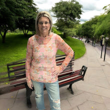 Load image into Gallery viewer, VINTAGE FLORAL MESH TOPS - krisglamcloset