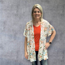 Load image into Gallery viewer, Breezy Bloom Tiered Kimono - krisglamcloset