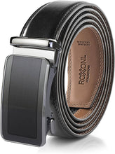 Load image into Gallery viewer, Men’s Genuine Leather Ratchet Belt with Automatic Buckle - krisglamcloset