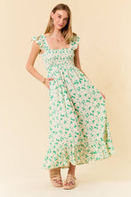 Load image into Gallery viewer, Bloom & Smock Floral Midi Dress - krisglamcloset