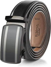 Load image into Gallery viewer, Men’s Genuine Leather Ratchet Belt with Automatic Buckle - krisglamcloset