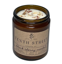 Load image into Gallery viewer, Soy Wax Candle 8 oz. Amber Glass Jar - krisglamcloset