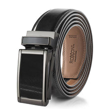 Load image into Gallery viewer, Men’s Genuine Leather Ratchet Belt with Automatic Buckle - krisglamcloset