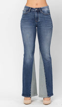 Load image into Gallery viewer, Judy Blue Midrise Inseam Panel Flare - krisglamcloset