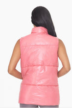 Load image into Gallery viewer, Glossy Faux Patent Leather Longline Vest - krisglamcloset
