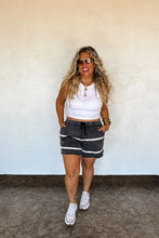 Load image into Gallery viewer, MCKINLEY STRIPE LOUNGE SHORTS - krisglamcloset
