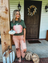 Load image into Gallery viewer, Blush Pumpkin Graphic Tee - krisglamcloset