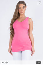 Load image into Gallery viewer, Reversible V or U Neckline Seamless Tank - krisglamcloset