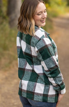 Load image into Gallery viewer, Norah Plaid Shacket - Evergreen and White - krisglamcloset