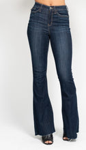 Load image into Gallery viewer, Judy Blue High Waist Raw Hem Flare - krisglamcloset