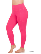 Load image into Gallery viewer, Zenana Plus Wide Waistband Pocket Full Length Leggings - krisglamcloset