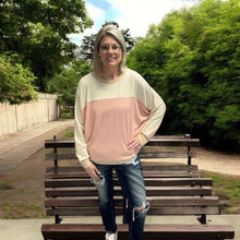 Load image into Gallery viewer, COLORBLOCK DOLMAN KNIT TOP - krisglamcloset