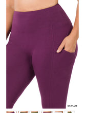 Load image into Gallery viewer, Zenana Plus Wide Waistband Pocket Full Length Leggings - krisglamcloset