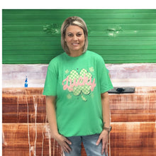 Load image into Gallery viewer, Lucky Shamrock Clover St Patrick's Day T-Shirt - krisglamcloset