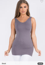 Load image into Gallery viewer, Reversible V or U Neckline Plus Seamless Tank - krisglamcloset