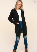Load image into Gallery viewer, STRIPE TEXTURED OPEN CARDIGAN WITH POCKETS - krisglamcloset