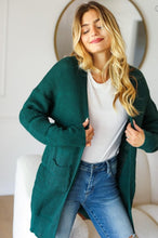 Load image into Gallery viewer, STRIPE TEXTURED OPEN CARDIGAN WITH POCKETS - krisglamcloset