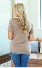 Load image into Gallery viewer, Michelle Mae Sophie Pocket Tee - Mocha - krisglamcloset
