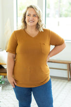Load image into Gallery viewer, Michelle Mae Sophie Pocket Tee - Camel - krisglamcloset