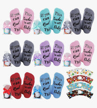 Load image into Gallery viewer, Teacher Off Duty Cupcake fluffy Socks - krisglamcloset