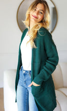 Load image into Gallery viewer, STRIPE TEXTURED OPEN CARDIGAN WITH POCKETS - krisglamcloset