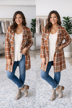 Load image into Gallery viewer, Lightweight Plaid Open-Front Jacket - krisglamcloset