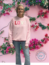 Load image into Gallery viewer, Soft Ideal Chenille Love Sweatshirt - krisglamcloset