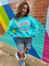Load image into Gallery viewer, SMILEY LOVE NEVER FAILS Sweatshirt - krisglamcloset