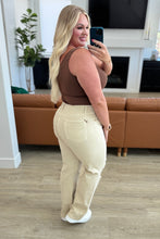 Load image into Gallery viewer, Selena High Rise Distressed 90's Straight Jeans in Bone - krisglamcloset