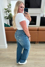 Load image into Gallery viewer, Katrina High Waist Distressed Denim Trousers - krisglamcloset
