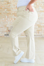 Load image into Gallery viewer, Selena High Rise Distressed 90's Straight Jeans in Bone - krisglamcloset