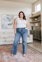 Load image into Gallery viewer, Katrina High Waist Distressed Denim Trousers - krisglamcloset