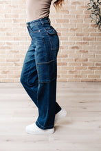 Load image into Gallery viewer, Leila High Rise Cargo Straight Jeans - krisglamcloset
