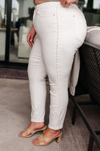 Load image into Gallery viewer, Maddie Mid Rise Braided Side Seam Relaxed Jeans - krisglamcloset