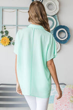 Load image into Gallery viewer, COLLAR NECK SOLID TOP - krisglamcloset