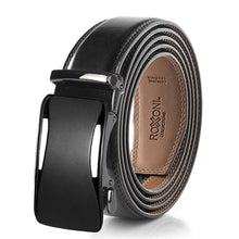 Load image into Gallery viewer, Men’s Genuine Leather Ratchet Belt with Automatic Buckle - krisglamcloset