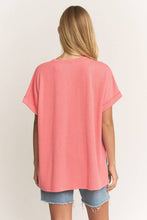 Load image into Gallery viewer, ET8037-10 COLOR BLOCK URBAN RIB TOP - krisglamcloset