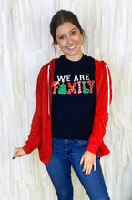 Load image into Gallery viewer, We are Family Christmas T-Shirt - krisglamcloset