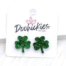 Load image into Gallery viewer, 16mm Acrylic Clover Studs -Earrings - krisglamcloset