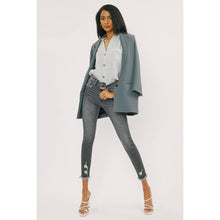 Load image into Gallery viewer, KanCan High Rise DARK GREY Frayed Hem - krisglamcloset