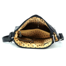 Load image into Gallery viewer, Rhinestone Check Design Crossbody Sling - Black - krisglamcloset