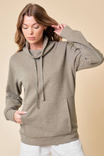 Load image into Gallery viewer, Charcoal Funnel Neck Pull Over - krisglamcloset