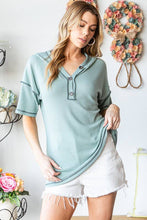 Load image into Gallery viewer, SOLID WAFFLE HOODIE TOP - krisglamcloset