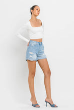 Load image into Gallery viewer, VERVET REBECCA HIGH RISE DOUBLE CUFFED BOYFRIEND SHORTS - krisglamcloset
