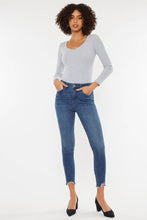 Load image into Gallery viewer, KanCan HIgh Rise Skinny Stretch Frayed Hem: MEDIUM - krisglamcloset
