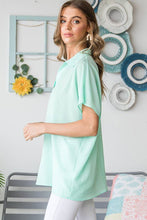 Load image into Gallery viewer, COLLAR NECK SOLID TOP - krisglamcloset