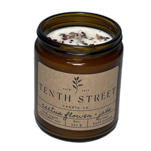 Load image into Gallery viewer, Soy Wax Candle 8 oz. Amber Glass Jar - krisglamcloset