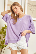 Load image into Gallery viewer, Knit Top Mix With Crochet Detailing - krisglamcloset